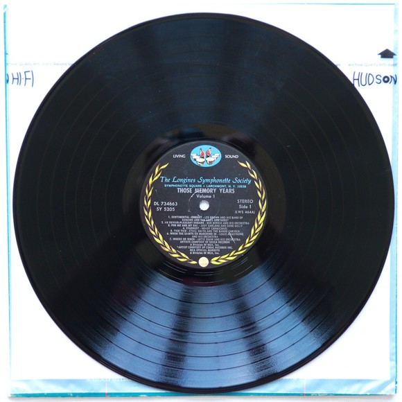 Those Memory Years Vol. 1 - Longines Symphonette Society TMY I-C 12" Vinyl LP - Picture 4 of 10